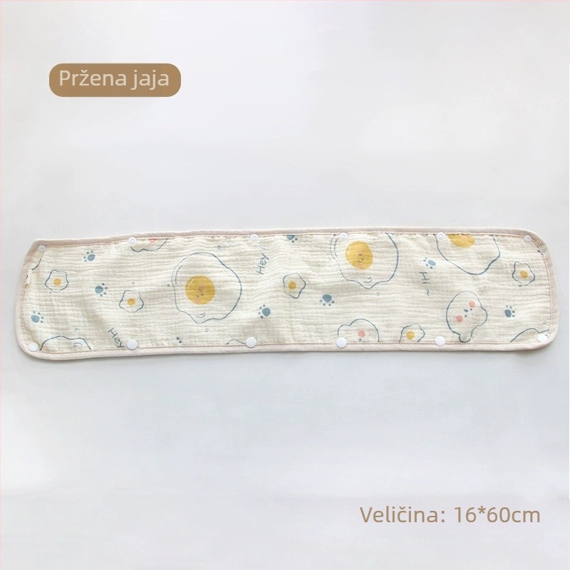 Ručnik za slinu za dječja kolica, trodijelne rukavice za kolica, pamučna gaza, remen, ručnik za slinu za kolica, jastučić za ramena protiv ugriza