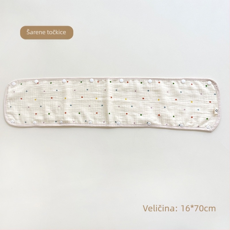 Ručnik za slinu za dječja kolica, trodijelne rukavice za kolica, pamučna gaza, remen, ručnik za slinu za kolica, jastučić za ramena protiv ugriza