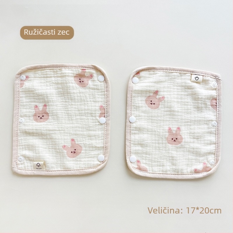 Ručnik za slinu za dječja kolica, trodijelne rukavice za kolica, pamučna gaza, remen, ručnik za slinu za kolica, jastučić za ramena protiv ugriza