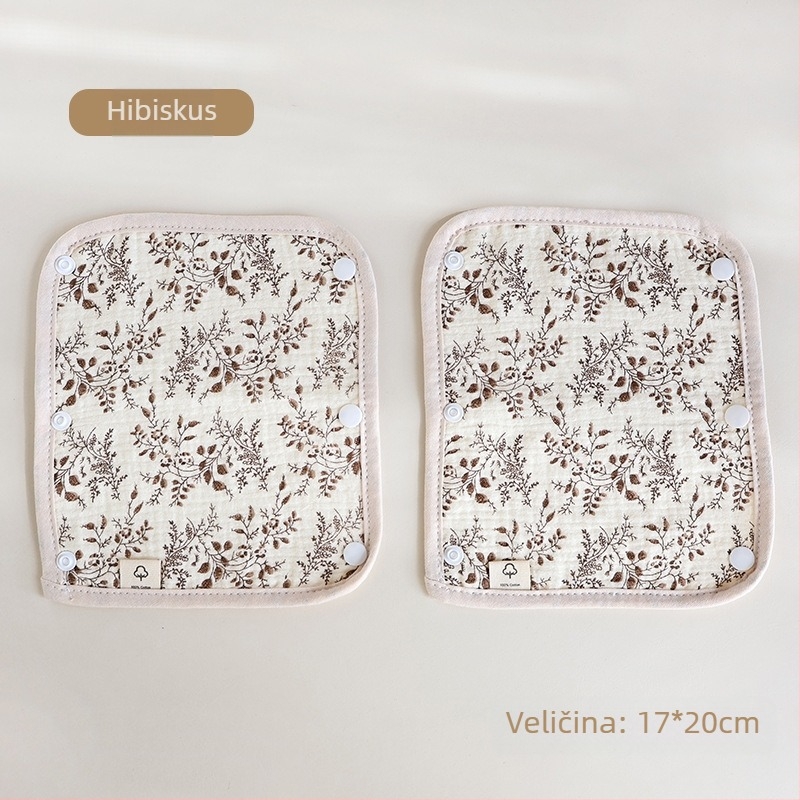 Ručnik za slinu za dječja kolica, trodijelne rukavice za kolica, pamučna gaza, remen, ručnik za slinu za kolica, jastučić za ramena protiv ugriza