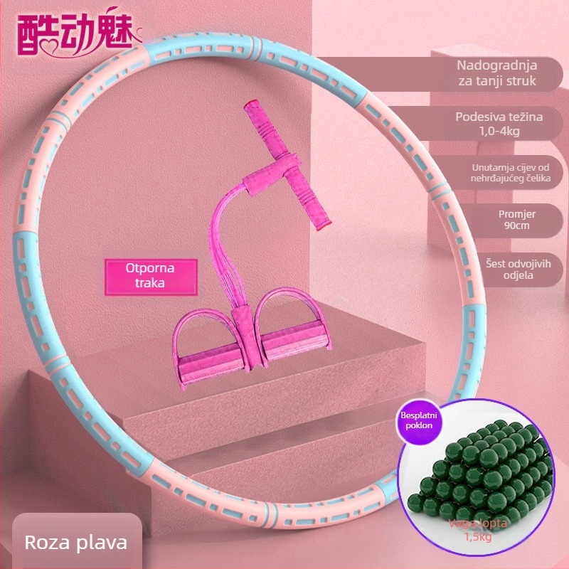 Hula hoop za vitki trbuh, novo za sagorijevanje masti, zatezanje trbuha, smanjenje masti, odrasli, djeca i studenti, lijep struk, smanjenje masti, gubitak težine
