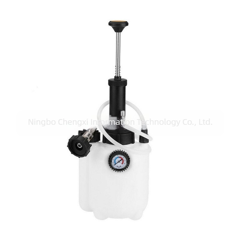 Ručna zamjena kočionog ulja u automobilu pomoću 3L vakuumske posude za kočiono ulje, popravak kočnica pumpe za kočiono ulje