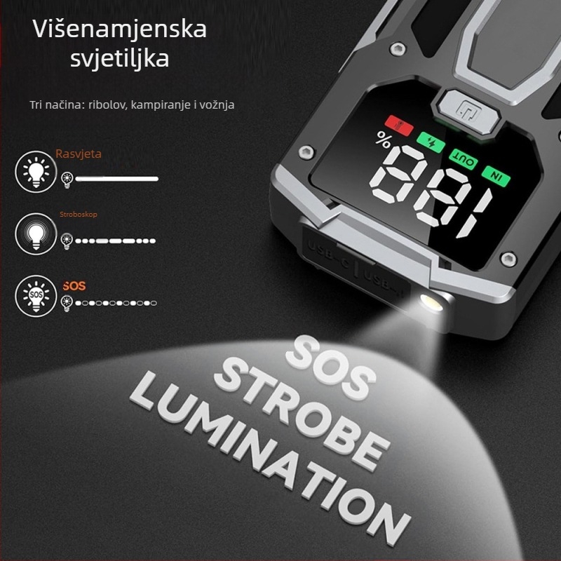 Jump Starter za automobil, napajanje za hitno paljenje, zračna pumpa, višenamjenski uređaj, Amazonova popularna višenamjenska power banka
