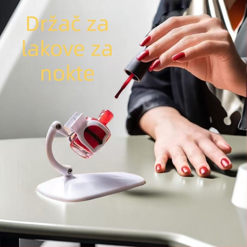 Stolni stalak za prekogranično ukrašavanje noktiju, stalak za alat za ukrašavanje noktiju, držač laka za nokte, kopča za fiksiranje, pomoć pri bočici laka za nokte