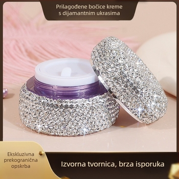 Nova visokokvalitetna prijenosna putna bočica za losion od podloge, visokokvalitetna bočica za kremu za šminku od bijelog dijamanta