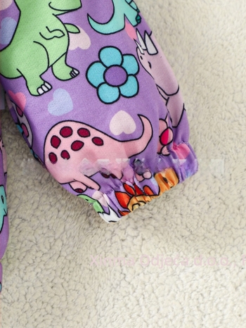 Muški kardigan s kapuljačom za bebe s printom dinosaura, novo