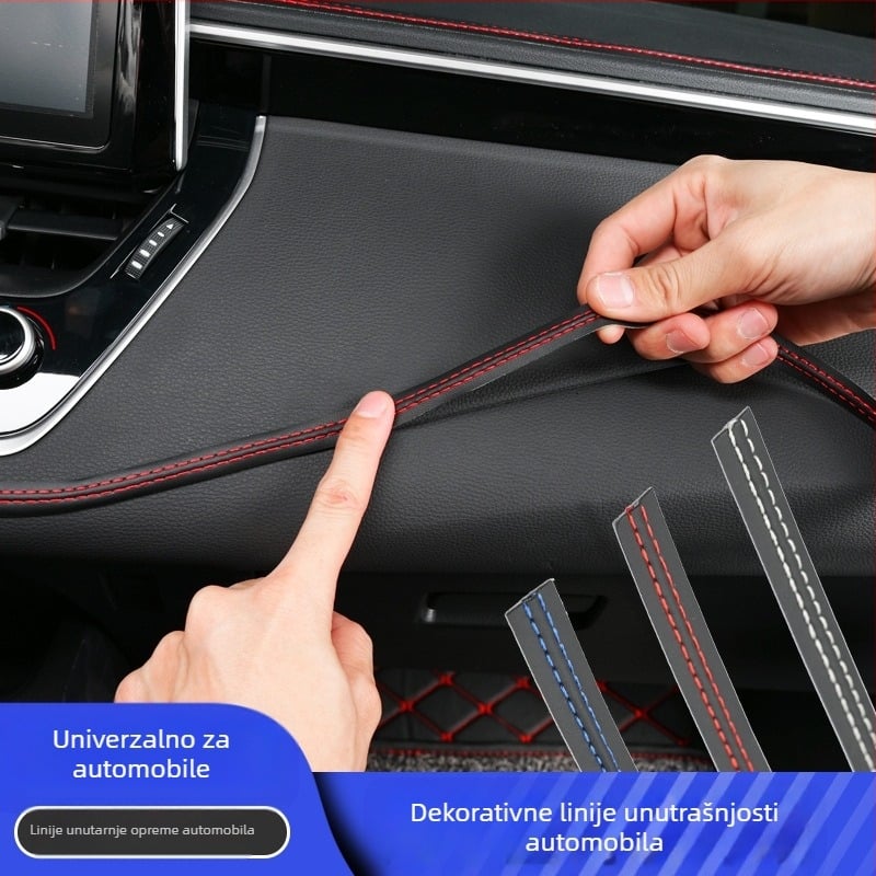 Ukrasna traka za automobil, unutarnja ukrasna traka, modifikacija unutarnjih ukrasnih traka, posebna traka za razmak na vratima, instrumentna ploča, pribor za unutarnje ukrasne trake