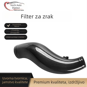 Modificirani filter za zrak s usisnom masnoćom i kobasicom za automobil, karbonska gljivasta glava, pogodna za Honda Civic 92-00