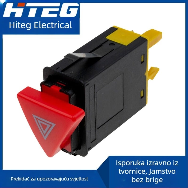 1U0953235E je prikladan za prekidač svjetla za upozorenje na opasnost, prekidač alarma za nuždu u automobilu Škoda.