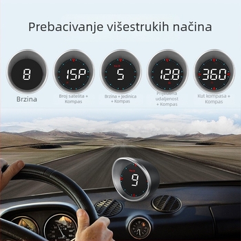 Automobilski GPS head-up zaslon HUD automobil Univerzalni vodič za brzinu HD prijenosni zaslon proizvođač spot