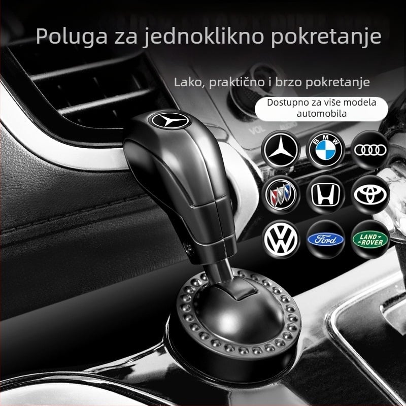 Prekogranični novi automobil s jednim gumbom za pokretanje prekidača za paljenje, ukrasne naljepnice, zaštitni poklopac, modifikacija automobilske opreme