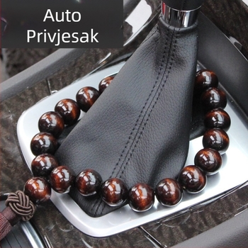 Prekogranični HH automobilski drveni privjesak s perlom za zupčanike, crna drvena perla za zupčanike, velika ukrasna perla za zupčanike, viseći pribor za interijer