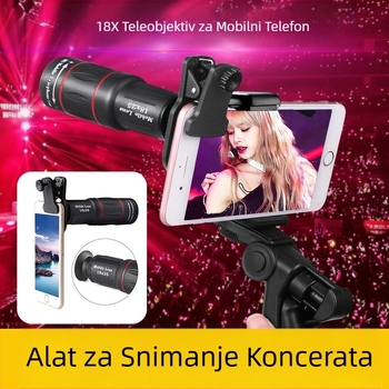 Teleobjektiv za mobitel 18X25X teleskop visoke rezolucije, koncertni artefakt, profesionalni prekogranični dropshipping