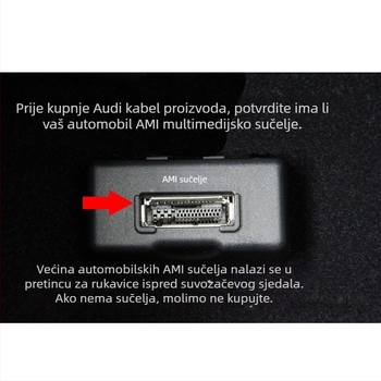 Odgovara za Audi Volkswagen Mercedes-Benz AMI automobilski USB ADM podatkovni kabel A4L A5 A8 Q5 Music Interface Audio