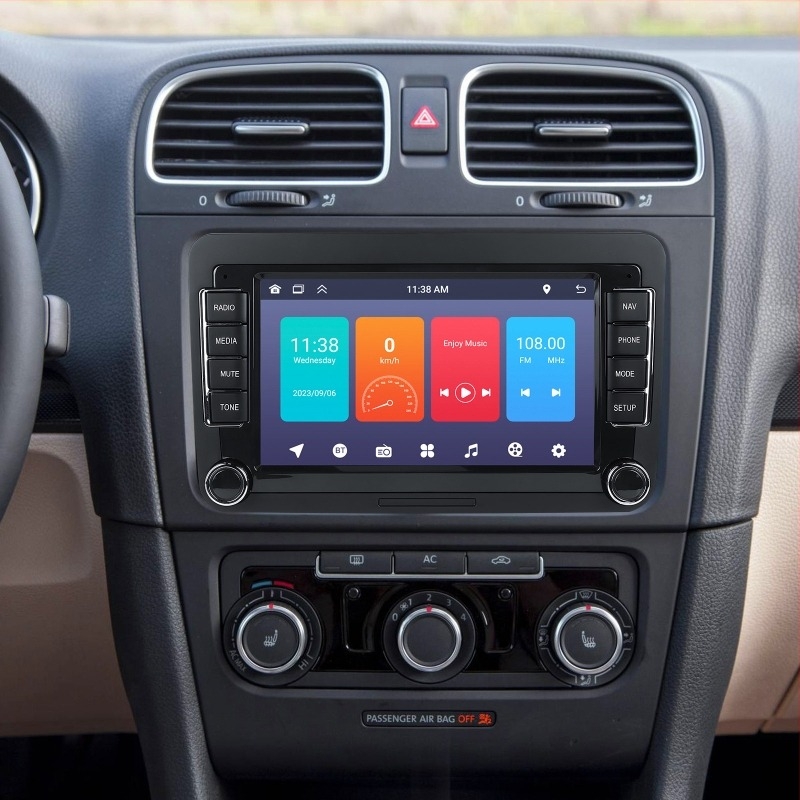 Pogodno za 7-inčni (1 32) Volkswagen automobil s velikim zaslonom, Carplay Android navigacija, integracija slike za vožnju unatrag