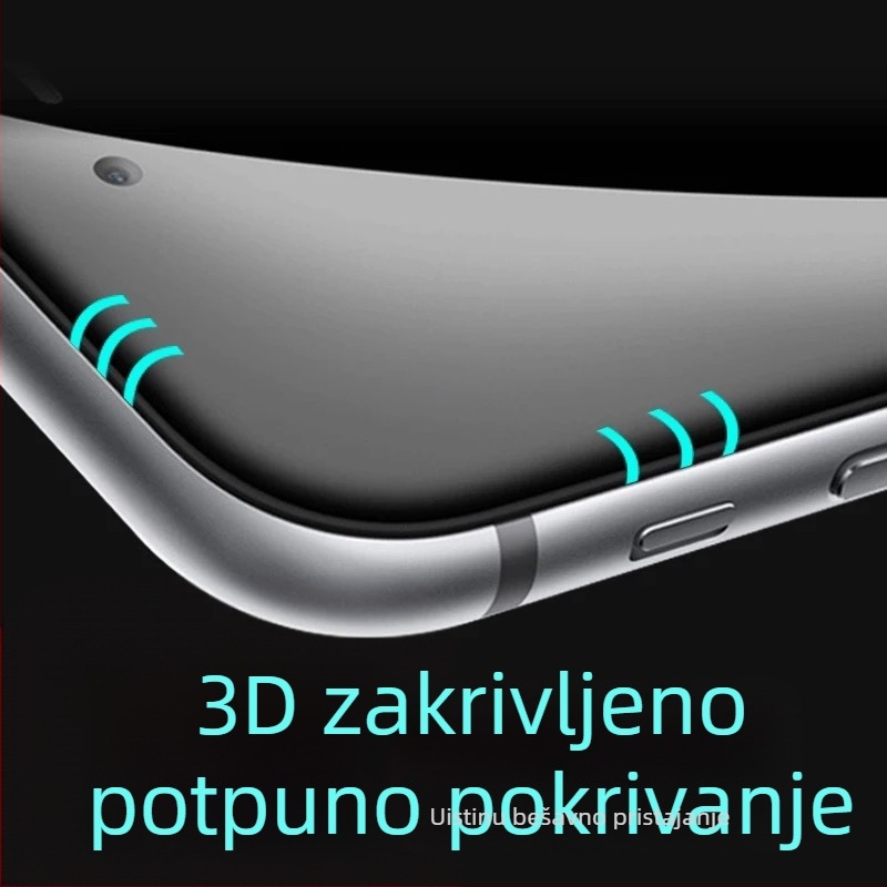 Pogodno za iPhone 13, kaljena 3D folija za cijeli ekran, zaštitna naljepnica za mobitel Apple 12ProMax/13Pro.