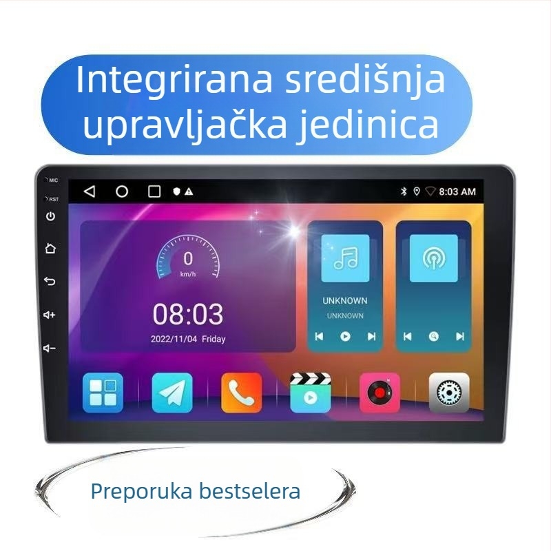 9-inčni Android sustav Bluetooth Carplay navigacija Inteligentni višenamjenski uređaj 2+64g