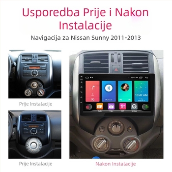 Prekogranična vruća rasprodaja 7-inčnog 9-inčnog 10-inčnog automobila s velikim zaslonom za navigaciju, višenamjenski uređaj Hengchen Android univerzalna automobilska navigacija 8227