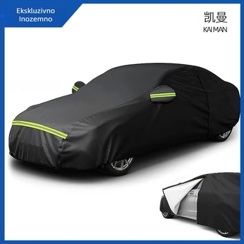 Prekogranična vruća rasprodaja navlaka za auto, navlaka za auto preko automobila, potpuna navlaka, otporna na sunce, otporna na kišu, toplinska izolacija, potpuna navlaka za auto, tkanina otporna na sunce