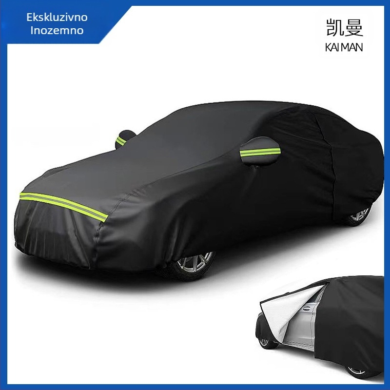 Prekogranična vruća rasprodaja navlaka za auto, navlaka za auto preko automobila, potpuna navlaka, otporna na sunce, otporna na kišu, toplinska izolacija, potpuna navlaka za auto, tkanina otporna na sunce