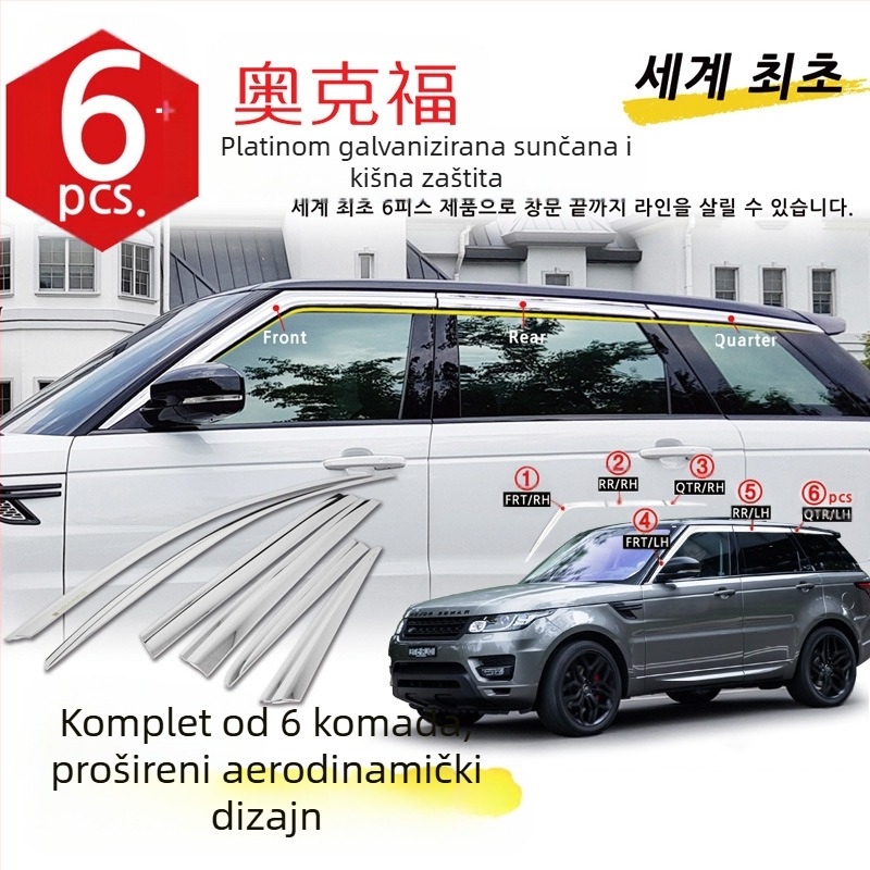 Oakford je prikladan za modifikaciju vanjskih ukrasnih letvica prozora automobila Toyota Runner i ugradnju platinastog štitnika za kišu i obrve.