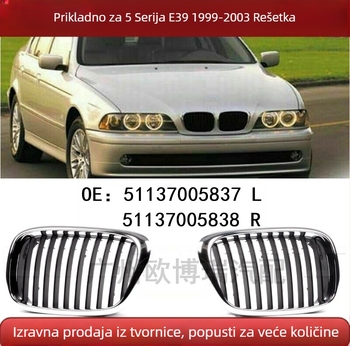 Odgovara za BMW E39 poklopac motora, prednja rešetka 51137005837 51137005838