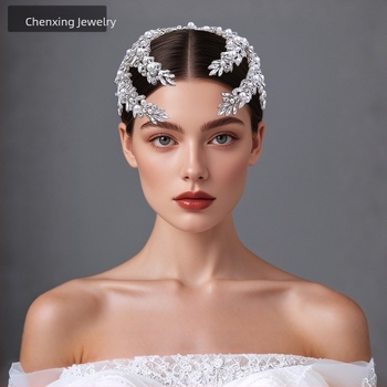 Star CX530 Bride Rhinestone Jednostavni lagani luksuzni češalj za kosu Vjenčana frizura Studio pokrivala za glavu Elegantni dodaci za kosu