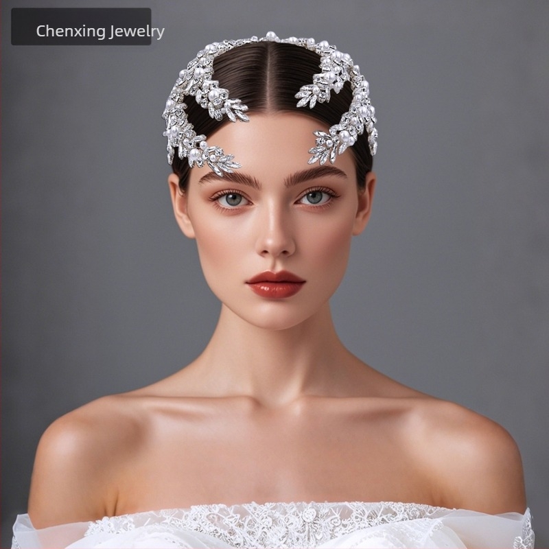 Star CX530 Bride Rhinestone Jednostavni lagani luksuzni češalj za kosu Vjenčana frizura Studio pokrivala za glavu Elegantni dodaci za kosu