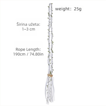 Privjesak za vjenčano uže s lasom, Lazos para Boda, tradicionalni keltski uzorak, seosko vjenčanje