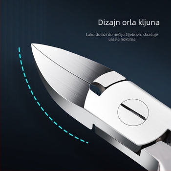 Kliješta za tikvice od nehrđajućeg čelika, Kliješta za mrtvu kožu, Škare za utore noktiju, Rezači za nokte, Alati za ljepotu i tvrde nokte, Urasli nokti, Kliješta za velike tikvice