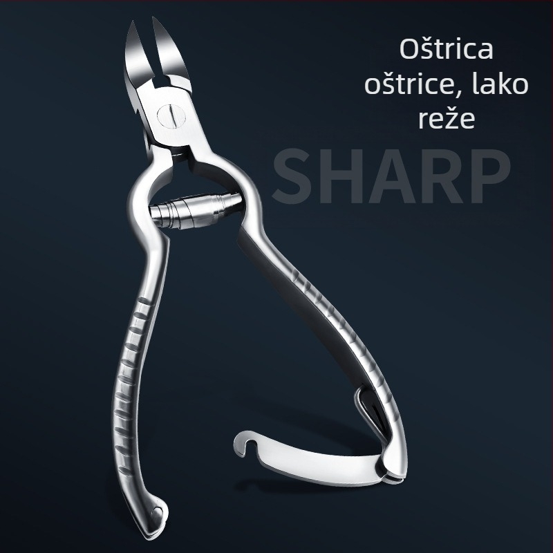 Kliješta za tikvice od nehrđajućeg čelika, Kliješta za mrtvu kožu, Škare za utore noktiju, Rezači za nokte, Alati za ljepotu i tvrde nokte, Urasli nokti, Kliješta za velike tikvice