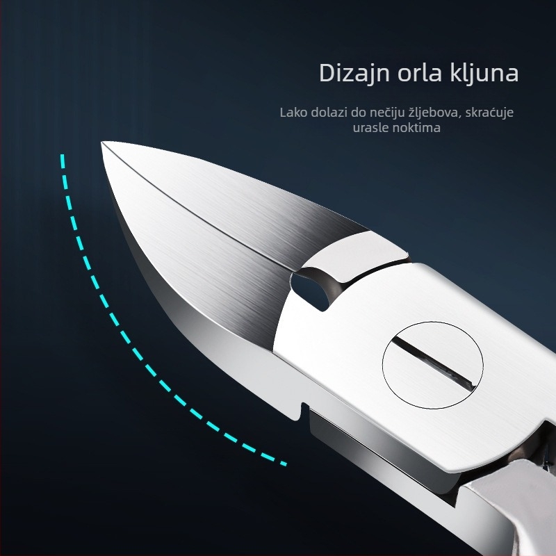 Kliješta za tikvice od nehrđajućeg čelika, Kliješta za mrtvu kožu, Škare za utore noktiju, Rezači za nokte, Alati za ljepotu i tvrde nokte, Urasli nokti, Kliješta za velike tikvice