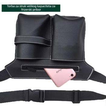 Torba za škare za kosu, posebna torba za škare velikog kapaciteta, brijačnica, torba za škare za kosu, frizerska torba za struk, set za ljepotu i šminkanje kućnih ljubimaca
