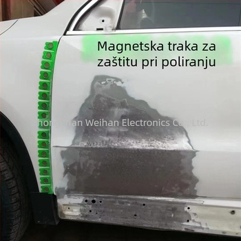 Zaštitna magnetska traka za poliranje automobilskih limova u spreju, atomska siva kit boja, brušenje površina, zaštitna traka za maskiranje rubova