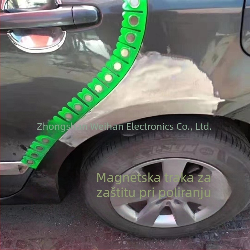 Zaštitna magnetska traka za poliranje automobilskih limova u spreju, atomska siva kit boja, brušenje površina, zaštitna traka za maskiranje rubova