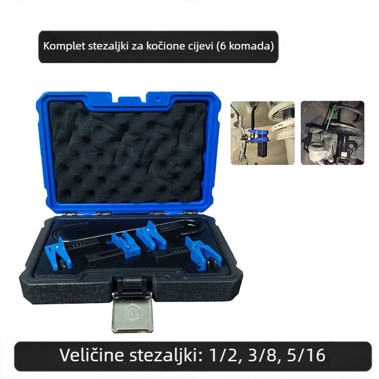 Kliješta za mlaznice kočionog ulja, čep kočionog čepa, cijev za kočiono ulje, set alata za rastavljanje i popravak mehaničkih kočnica