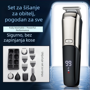 Kemei Lk-900 novi digitalni šišač za kosu visoke rezolucije, set za brijanje i friziranje, snažan električni šišač za rezbarenje