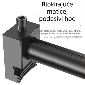 Alat za skidanje diska remenice radilice, specijalni alat za skidanje impelera ventilatora volana, alat za skidanje ležaja motora