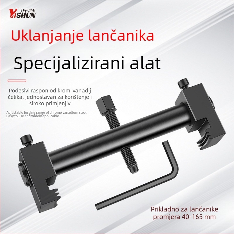 Alat za skidanje diska remenice radilice, specijalni alat za skidanje impelera ventilatora volana, alat za skidanje ležaja motora