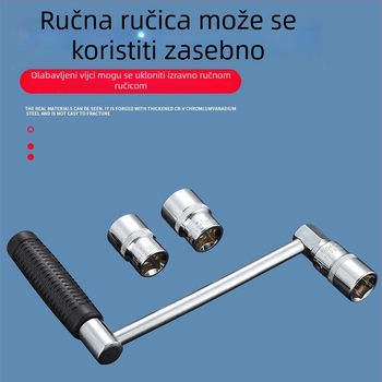 Ključ za uštedu rada u automobilu, demontaža guma, nasadni ključ za povećanje sile, alati za demontažu i popravak vijaka u automobilu, izdržljiv i snažan
