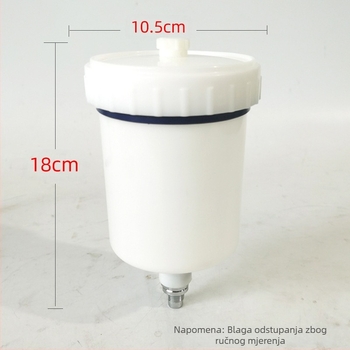 Pogodno za Yantian Supernova Bellaria crni nož, plastičnu posudu za pištolj za prskanje od 600 ml, posudu za boju