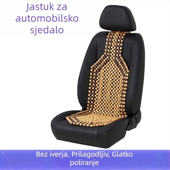 Jastuk za auto, ljetna rashladna podloga, jednodijelna, za kamione, ljetna ventilacija, prozračne perle, jastuk za sjedalo, ljetna podloga, univerzalne drvene perle Four Seasons