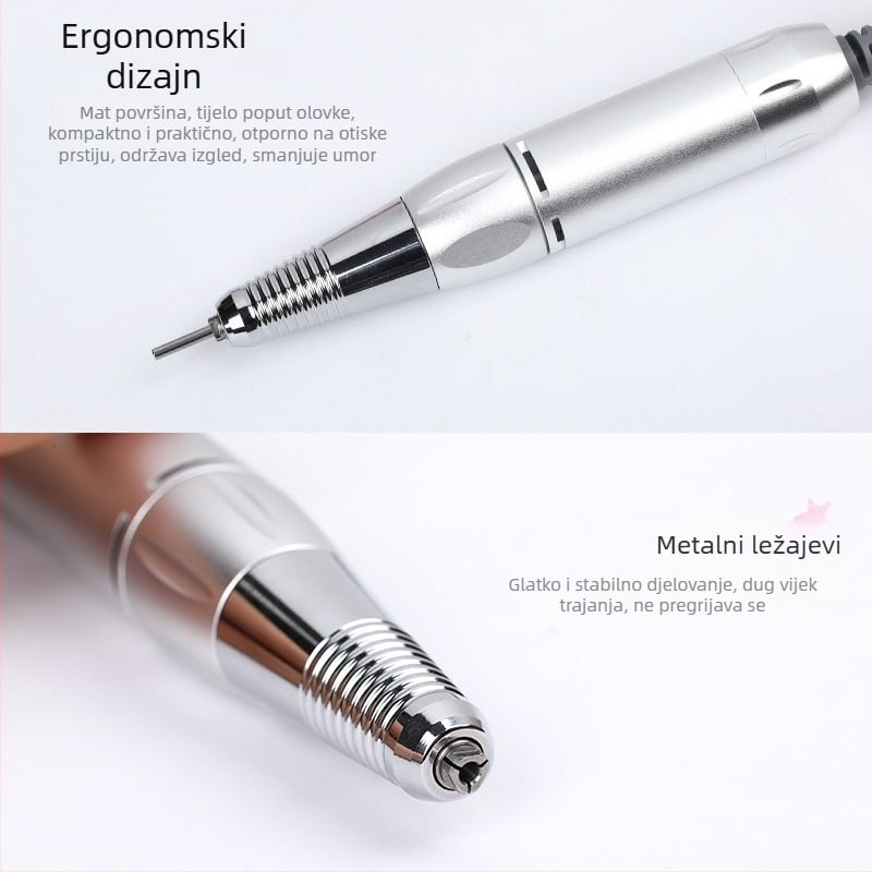 101 olovka za brusilicu za nokte, metalna ručka za brušenje, pribor za brusilicu za nokte, ručka za skidanje noktiju, ručka brusilice za nokte