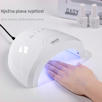 gaoy Goya LED lampa za nokte, aparat za fototerapiju, kućanski alat za lakiranje noktiju, velike snage, 5 sekundi brzosušeća lampa za pečenje, profesionalna