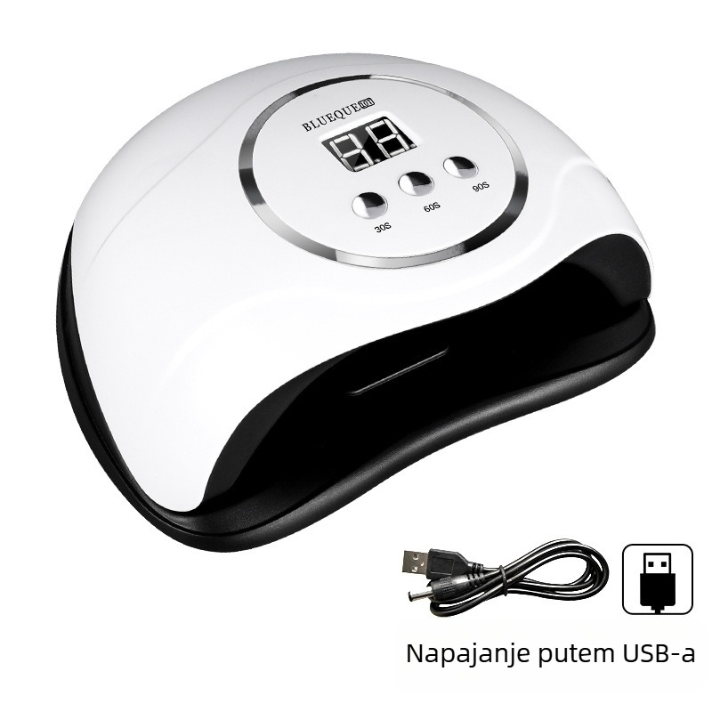 48W lampa za manikuru svjetlosnom terapijom, UV lampa za sušenje laka za nokte, lampa za pečenje, LED instrument za manikuru sa senzorom za brzo sušenje