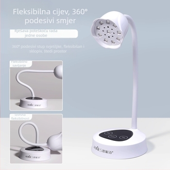 Stolni uređaj za pohranu energije, Lotus lampa za nokte, pametni senzor, zaslon osjetljiv na dodir, mini fototerapijska lampa, brzosušeći flaster za nokte, posebna lampa za pečenje