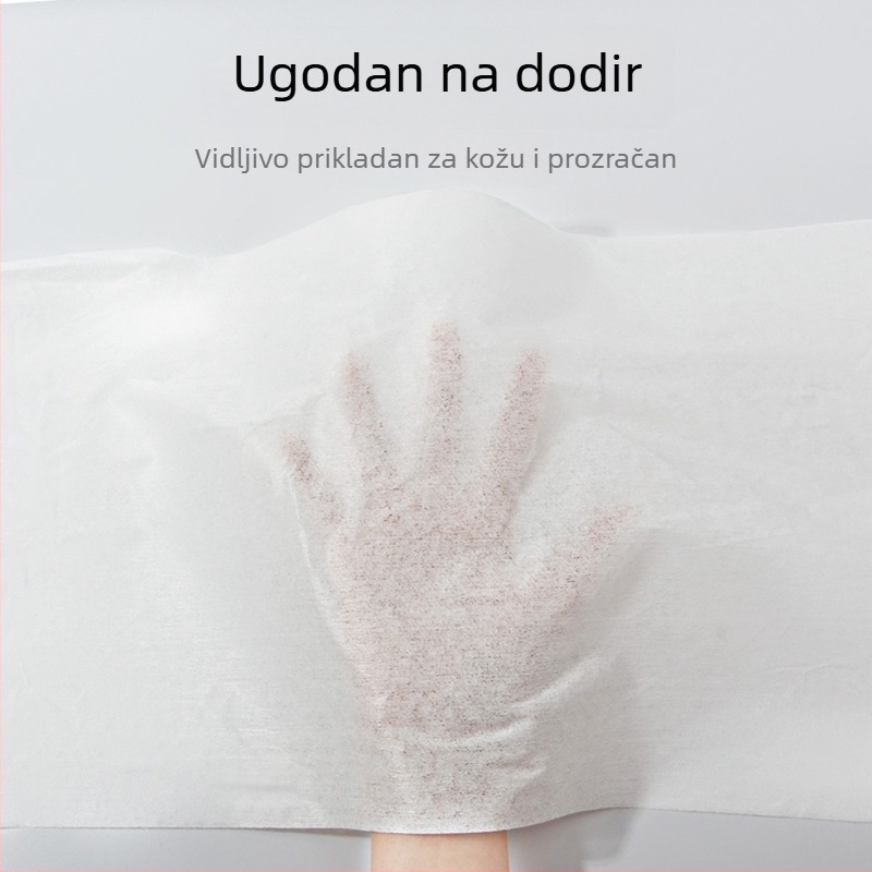 Jednokratna podloga za nokte, jastučić za ruke za nokte, jastučić za ruke od tkanine, ručnik od drvene pulpe, zadebljani ručnik za ljepotu