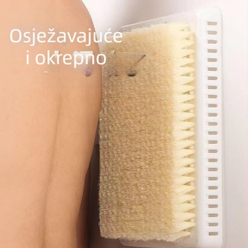 Trljanje Artifact Predimenzionirana četka za leđa Lijena četka za trljanje leđa Masaža leđa Ne pitajte za ljude Zidna maramica za kupaonicu s vakuumskom čašicom