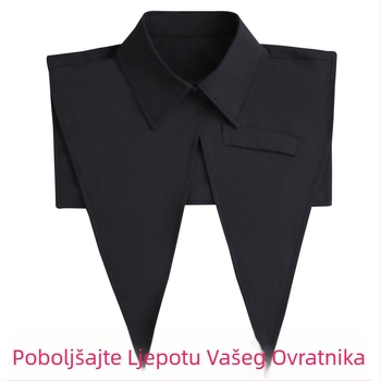 Ljetni tanki ovratnik u stilu košulje, veliki špicasti ovratnik, odijelo za sve kombinacije, lažni ovratnik, vanjska podstava, mali prsluk, veliki ovratnik s preklopom