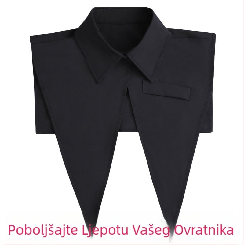 Ljetni tanki ovratnik u stilu košulje, veliki špicasti ovratnik, odijelo za sve kombinacije, lažni ovratnik, vanjska podstava, mali prsluk, veliki ovratnik s preklopom